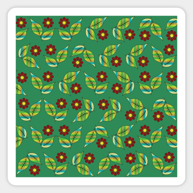 Foliage and flowers Sticker by Gaspar Avila